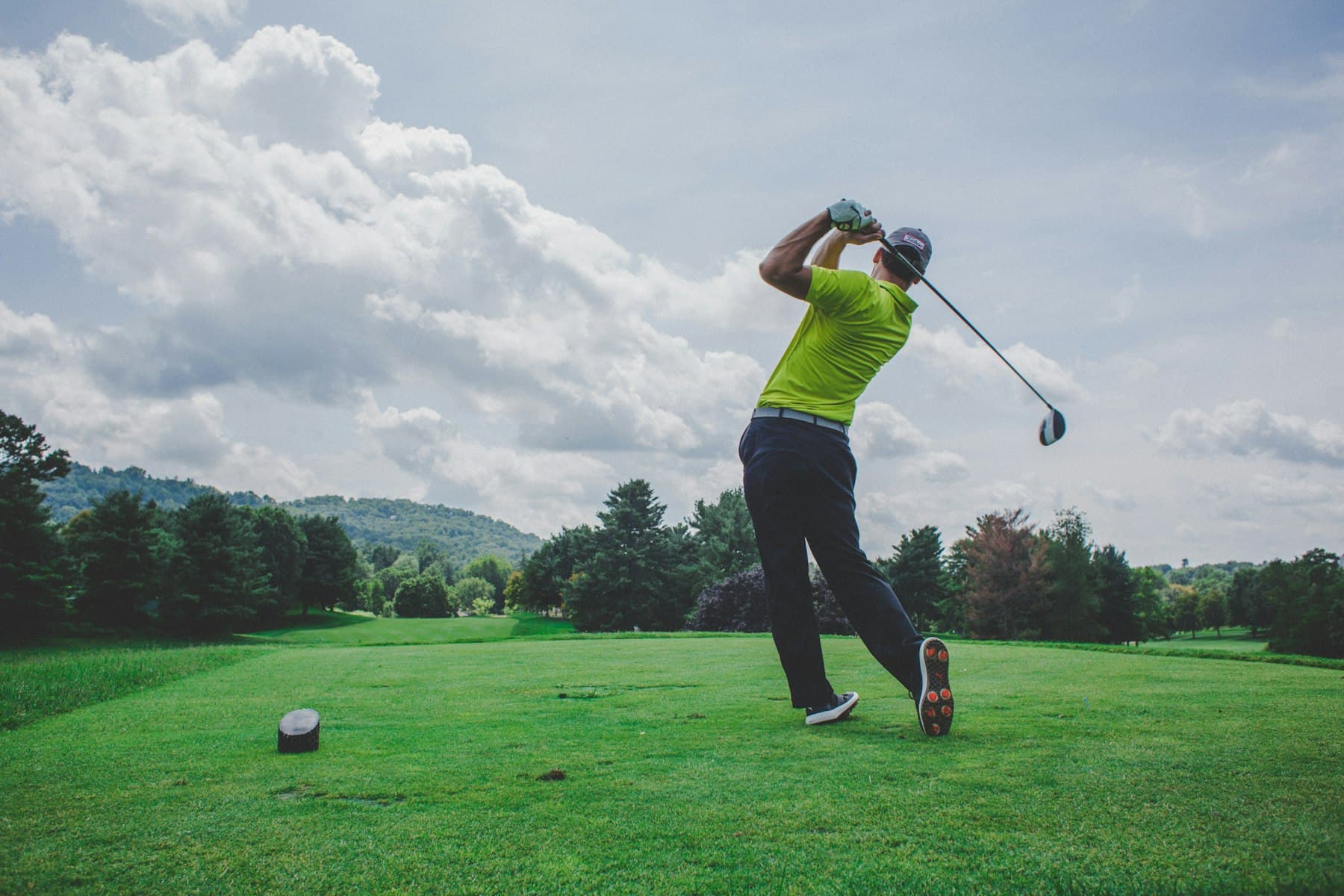 Lush fairway at a private country club
